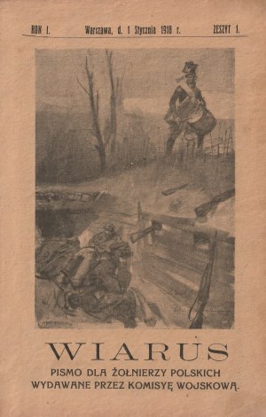 WIARUS. Časopis pre poľských vojakov vydávaný vojenským komisariátom.