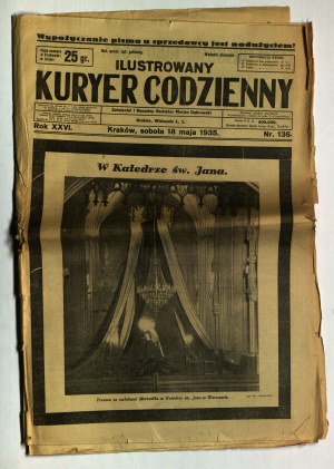 ILLUSTROWANY Kuryer Codzienny. 18.05.1935, 22 stran, pohřební obřady