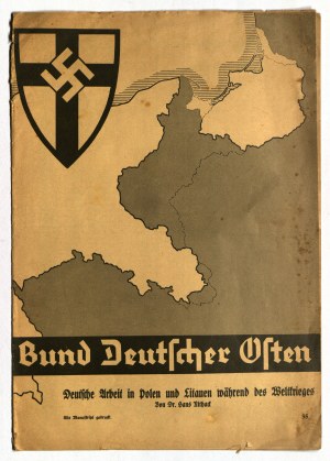 BUND Deutscher Osten. Brožura revizionistické a protipolské organizace