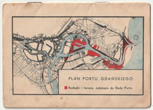 GDANSK. Brochure avec plan du port de Gdansk