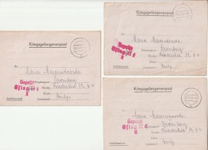 PRENZLAU, BYDGOSZCZ, WLOCLAWEK. 12 Postkarten von Oflag II-A