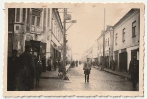 BIAŁA PODLASKA. Street during the occupation period