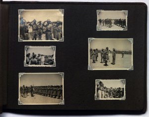 Naher Osten. Album mit 114 Fotos vom Aufenthalt der Soldaten von W. Anders im Nahen Osten, darunter Inspektionsszenen, Frauen in Uniform, Krankenschwestern, Flüchtlinge aus der UdSSR