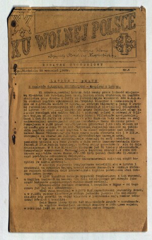 SAMODZIELNA Brygada Strzelców Karpackich. Ku Wolnej Polsce. 29.09.1940