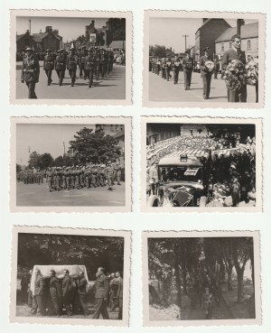 SIKORSKI Władysław. Súbor 12 fotografií z pohrebu v Newarku 16.02.1943