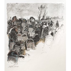 GORLICE. Kirkut. Chromolithography, L. Kasimir