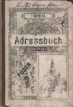 POZNAŃ. Address book. 1890