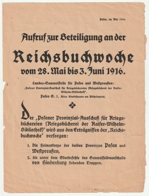 FOCKE dalla collezione di libri incoraggiati della Biblioteca Kaiser Wilhelm
