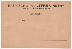 POZNAŃ. 2 envelopes of Terra Nova nursery from Lazarus street
