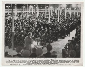 ARTHUR GREISER. Photo du discours du gouverneur du Pays de Warta