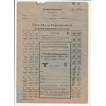 KARTKI żywnościowe. Razem 6 egzemplarzy