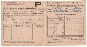 POZNAŃ. A coal card belonging to a certain Roszok, who resides in Poznań