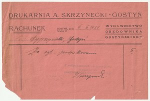 GOSTYŃ, KROBIE, DOLSK. Set di 8 documenti di Władysław Dypczyński residenti a Gostyn