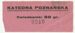 POZNAŃ. Admission ticket to the Cathedral
