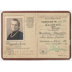 FRANCJA. Zestaw 4 dokumentów po Annie Kasperek, członkini Związku Kobiet Polskich we Francji im. Marii Konopnickiej