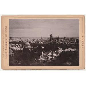 GDAŃSK z pohledu od Biskupie Górky. Foto: R. Th. Kuhn, asi 1894