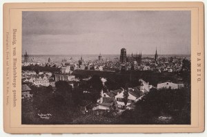 GDAŃSK z pohledu od Biskupie Górky. Foto: R. Th. Kuhn, asi 1894