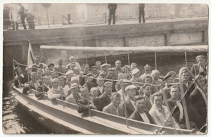 GDYNIA. Skupinový portrét účastníkov plavby, 1938.