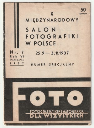 FOTO. X Internationaler Salon für Fotografie in Polen, Sonderheft Nr.
