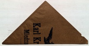 Upper Silesia. Karl Krzysztolik Miedzna O. S., bag for loose goods