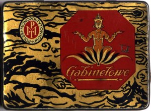 POLISH Tobacco Monopoly. Cabinet cigarette can (for 26 cigarettes).