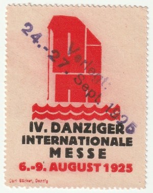 TARGI - Gdańsk. Trois timbres annonçant la foire de Gdańsk