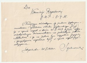 REGATES dans la deuxième République de Pologne. Une collection de 19 documents relatifs à la régate de mai 1939.
