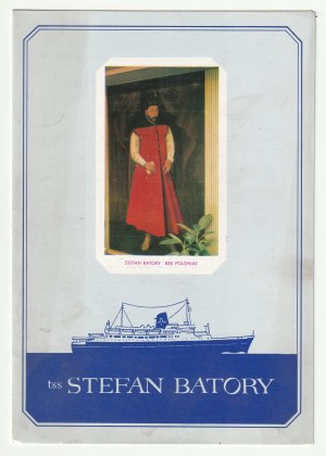 TSS Stefan Batory. Cruises by Ryszarda Gajdanowicz in 1977.