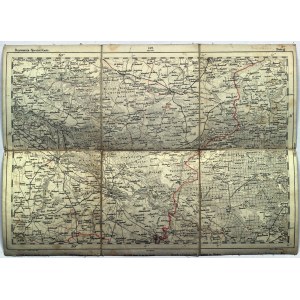 BRZEG. Mapa lasów między Oławą, a Wołczynem, widoczny m. in. las popielowski.