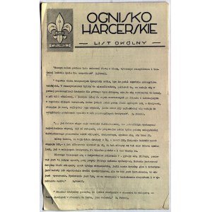 Scouting FIRE. Circular letter