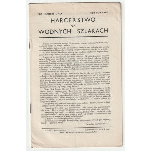 OGNISKO Harcerskie. XI-XII 1943. M.in. Harcerstwo na wodnych szlakach
