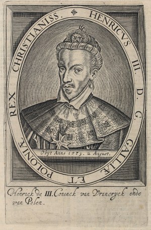 HENRYK WALEZ (1551-1589). Buste en ovale