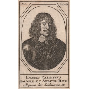 JAN II Kazimierz (1609-1672). Miedzioryt