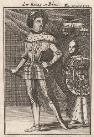 Ján III Sobieski (1629-1696). Portrét kráľa v sprievode jeho syna Jakuba