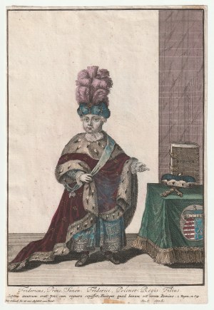 FRYDERYK Wettyn (1722-1763). Portret dziecięcy syna Augusta III