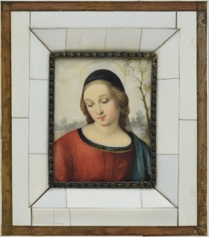 Künstler unbestimmt, Monogramm 'EW' (spätes 19. Jahrhundert-frühes 20. Jahrhundert), Madonna - Miniatur