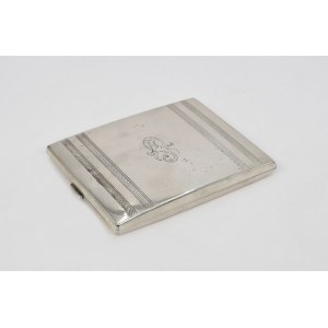 Art déco cigarette case with SW monogram
