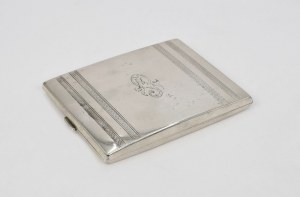 Art déco cigarette case with SW monogram