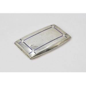 Women's inlaid art déco cigarette case