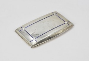 Women's inlaid art déco cigarette case