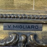 V. MIGLIARO, Portret młodej kobiety - V. Migliaro (1858 - 1938)