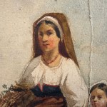 T. Duclère, Peasant Girls - T. Duclère (1812 - 1869)