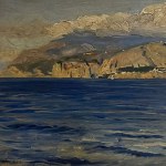 M. ROEDER, Pejzaż morski - Max Roeder (1866 - 1947)