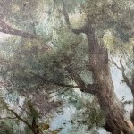 F. CAPUANO, Wooded forest - F. Capuano (1854 - 1908)