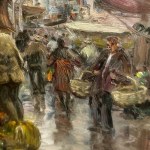 A.MARTUCCI, Der Markt von Antignano - A. Martucci