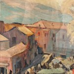 S. Michele, Landschaft mit Figuren - S. Michele (Portici, Na 1917)