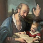 ANONIMO, Saint Joseph and the Child