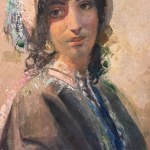 NIEZNANY SYGNATUR, Portret młodej kobiety z Orientu