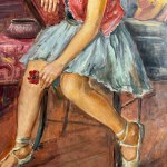 UNBEZEICHNETE UNTERSCHRIFT, Porträt einer Ballerina