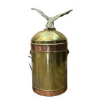 Dekoratives Bargeschirr aus Metall aus dem 20. Jahrhundert